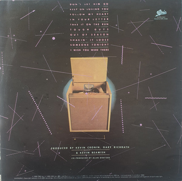 REO Speedwagon – Hi Infidelity LP vinyl record, image 2 of 6