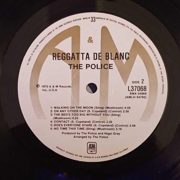 The Police – Reggatta De Blanc LP vinyl record, image 6 of 6