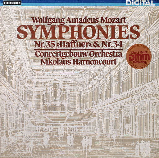 Wolfgang Amadeus Mozart, Concertgebouworkest, Nikolaus Harnoncourt – Symphonies Nr.35 »Haffner« & Nr.34 LP vinyl record, image 1 of 6