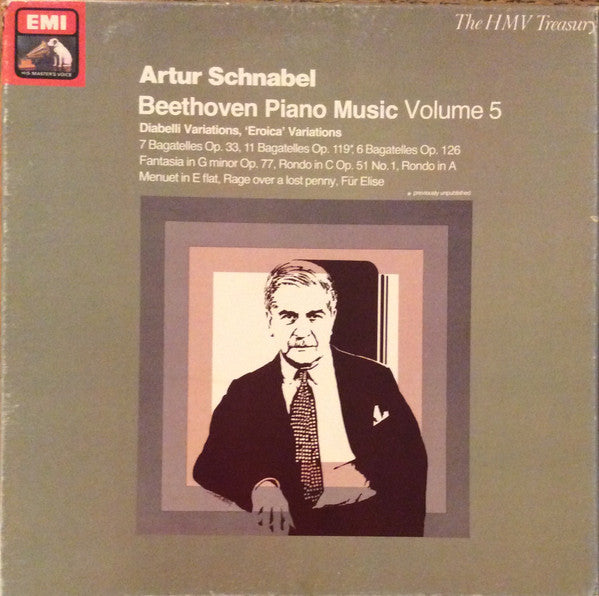 Artur Schnabel, Ludwig van Beethoven – Beethoven Piano Music Volume 5 (3xLP) LP vinyl record, image 2 of 10