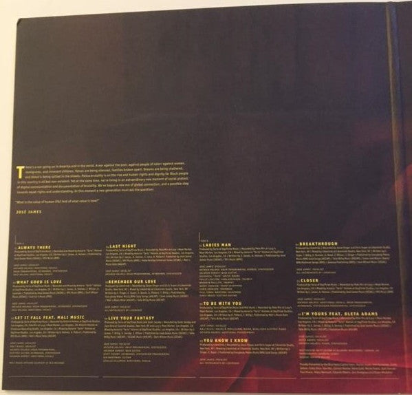 José James – Love In A Time Of Madness LP vinyl record, image 3 of 4