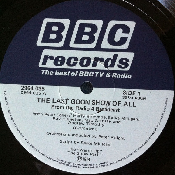 The Goons – The Last Goon Show Of All LP vinyl record, image 5 of 6