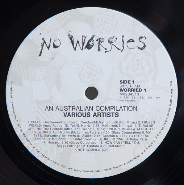 Various – No Worries - An Australian Compilation LP vinyl record, image 3 of 7