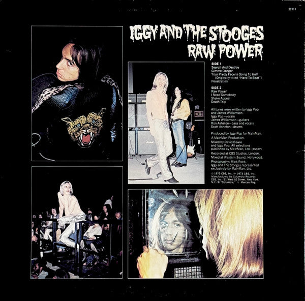 The Stooges – Raw Power LP vinyl record, image 2 of 4