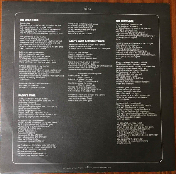 Jackson Browne – The Pretender LP vinyl record, image 6 of 6
