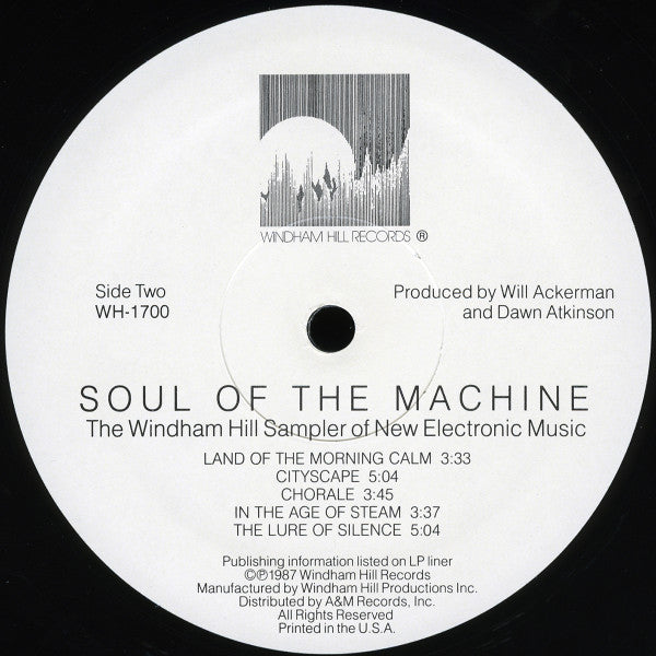 Various – Soul Of The Machine (The Windham Hill Sampler Of New Electronic Music) LP vinyl record, image 4 of 5