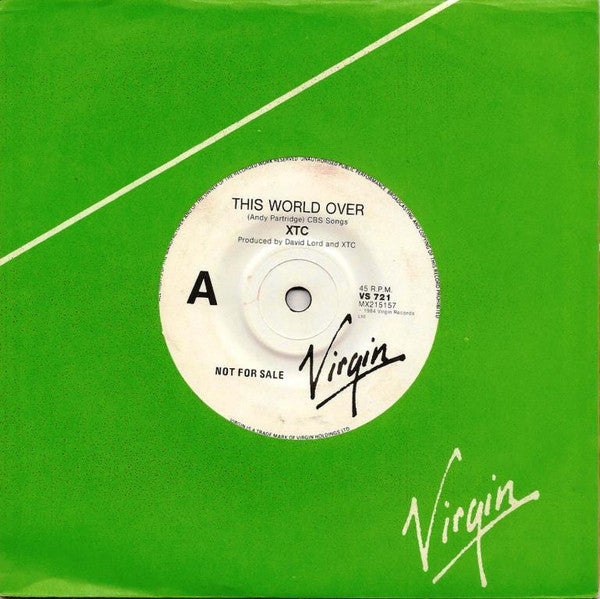 XTC – This World Over 7" vinyl record, image 3 of 3