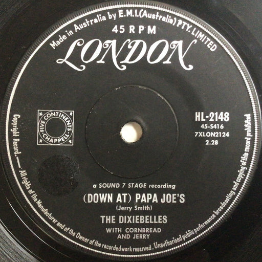 The Dixiebelles, Cornbread And Jerry – (Down At) Papa Joe's 7" vinyl record, image 1 of 2