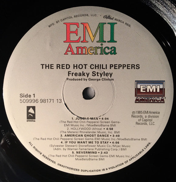 Red Hot Chili Peppers – Freaky Styley LP vinyl record, image 3 of 6