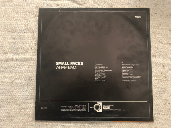 Small Faces – Wham Bam! LP vinyl record, image 2 of 4