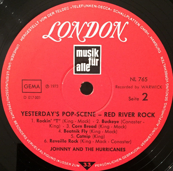 Johnny And The Hurricanes – Red River Rock LP vinyl record, image 4 of 4