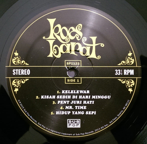 Koes Barat – Koes Barat LP vinyl record, image 5 of 6