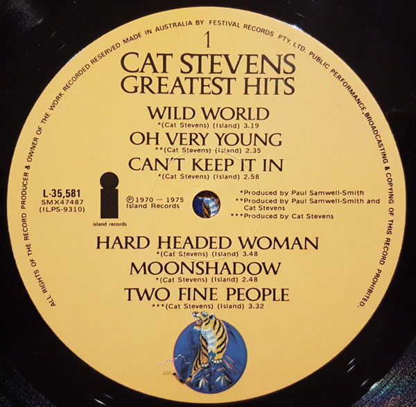 Cat Stevens – Greatest Hits LP vinyl record, image 3 of 6