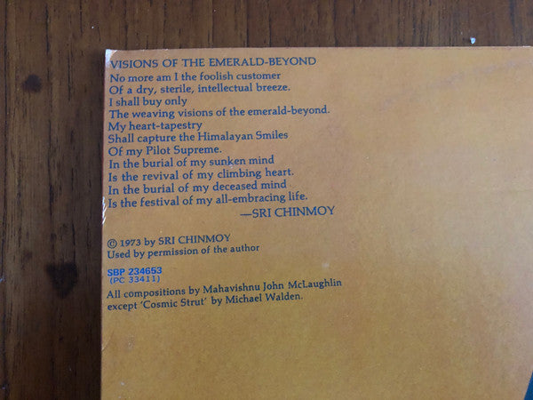 Mahavishnu Orchestra – Visions Of The Emerald Beyond LP vinyl record, image 6 of 8