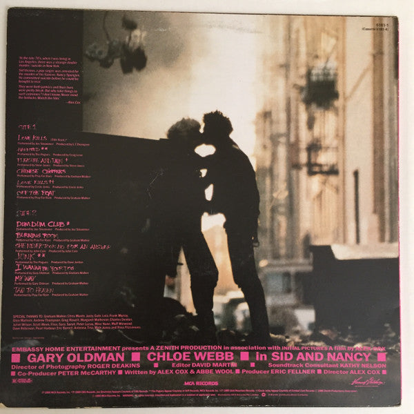 Various – Sid & Nancy: Love Kills (Music From The Motion Picture Soundtrack) LP vinyl record, image 2 of 4