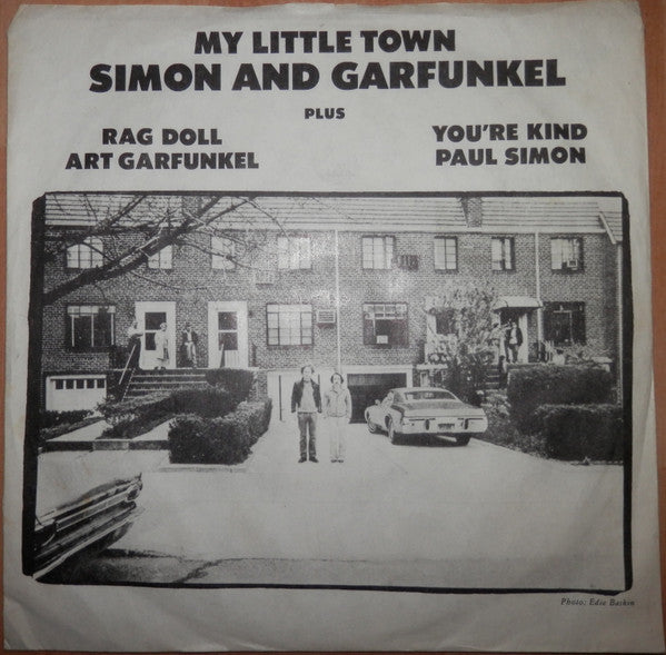 Simon & Garfunkel, Art Garfunkel, Paul Simon – My Little Town // Rag Doll / You're Kind 7" vinyl record, image 1 of 4