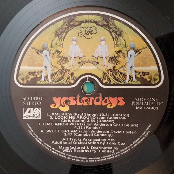 Yes – Yesterdays LP vinyl record, image 2 of 6