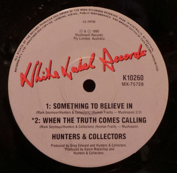 Hunters & Collectors – Throw Your Arms Around Me 7" vinyl record, image 4 of 4
