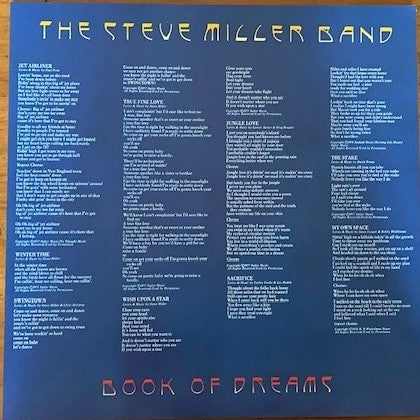 Steve Miller Band – Book Of Dreams LP vinyl record, image 5 of 6