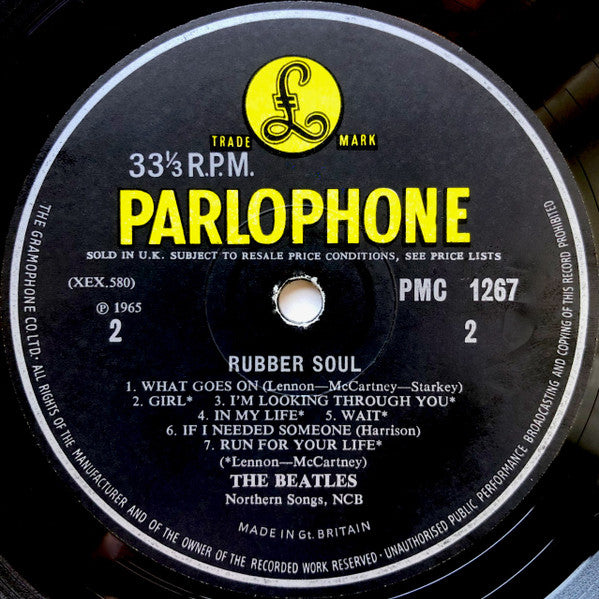 The Beatles – Rubber Soul LP vinyl record, image 4 of 7