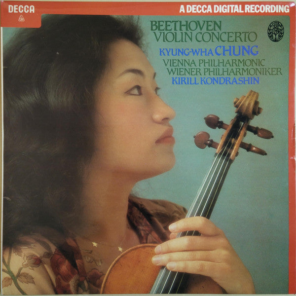 Ludwig van Beethoven, Kyung-Wha Chung, Wiener Philharmoniker, Kiril Kondrashin – Violin Concerto LP vinyl record, image 1 of 4