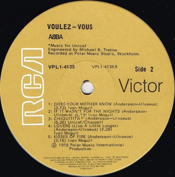 ABBA – Voulez-Vous LP vinyl record, image 4 of 6