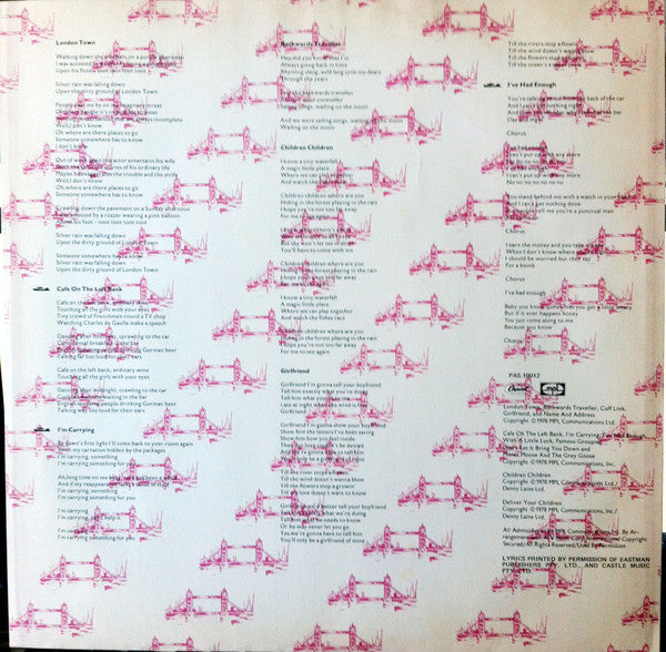 Wings – London Town LP vinyl record, image 2 of 9
