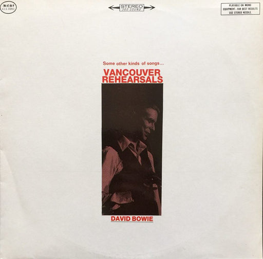 David Bowie – Some Other Kinds Of Songs... (Vancouver Rehearsals) LP vinyl record, image 1 of 6