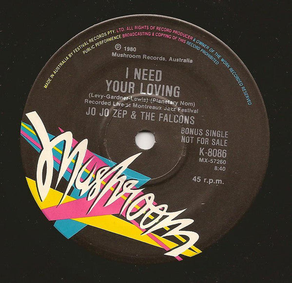 Jo Jo Zep and the Falcons – I Will Return (2x7") 7" vinyl record, image 6 of 7