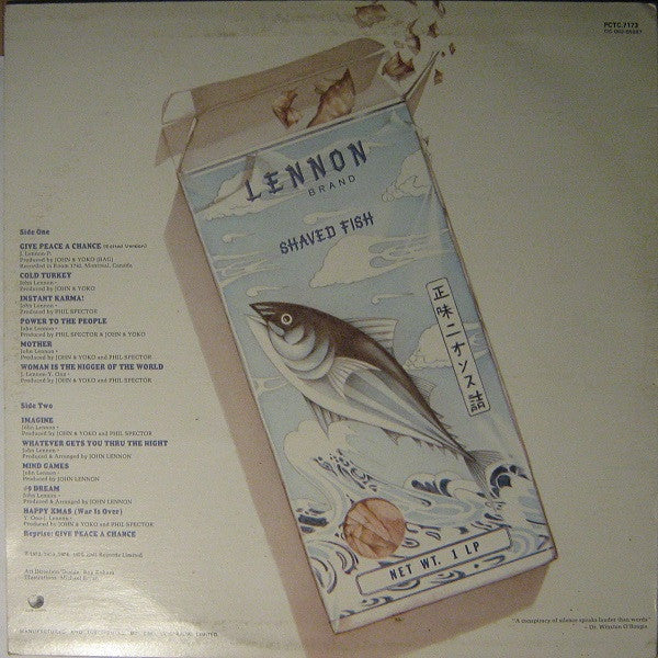 John Lennon, The Plastic Ono Band – Shaved Fish LP vinyl record, image 2 of 6