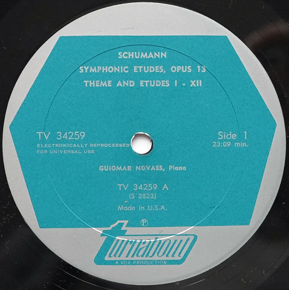 Robert Schumann, Guiomar Novaes – Piano Music LP vinyl record, image 3 of 4