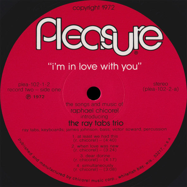 The Ray Tabs Trio, Sandra Mandella, Raphael Chicorel – I'm In Love With You (2xLP) LP vinyl record, image 7 of 9