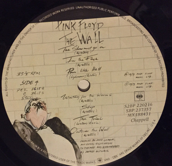 Pink Floyd – The Wall (2xLP) LP vinyl record, image 5 of 5