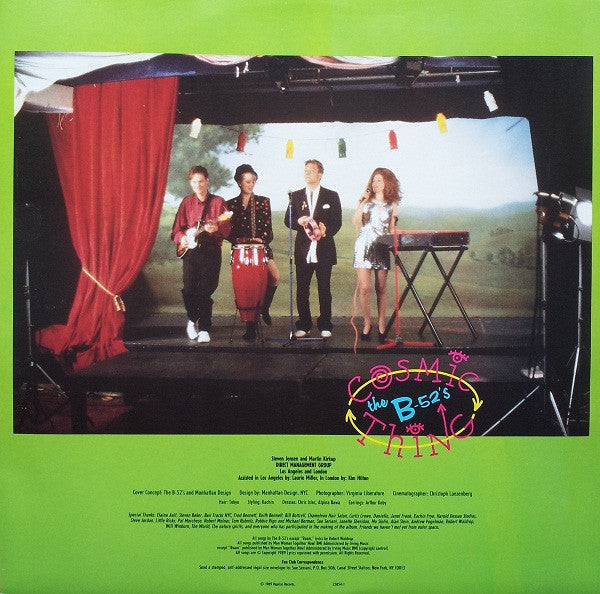 The B-52's – Cosmic Thing LP vinyl record, image 6 of 6