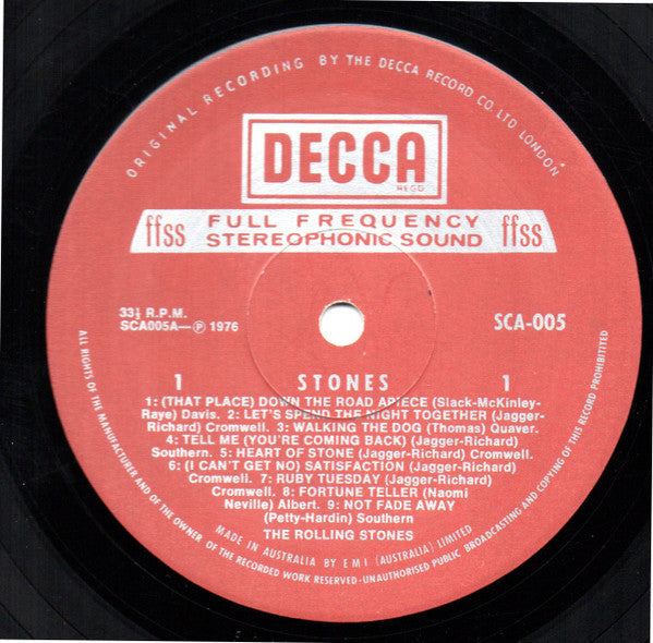 The Rolling Stones – Stones LP vinyl record, image 3 of 5