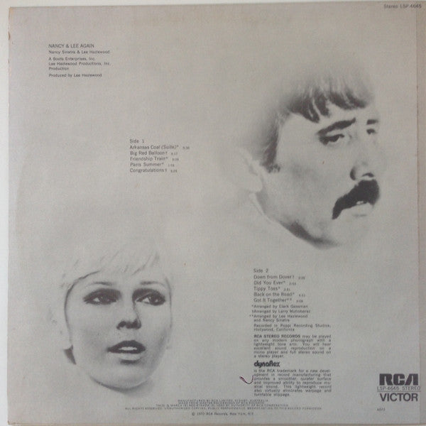 Nancy Sinatra & Lee Hazlewood – Nancy & Lee Again LP vinyl record, image 2 of 3