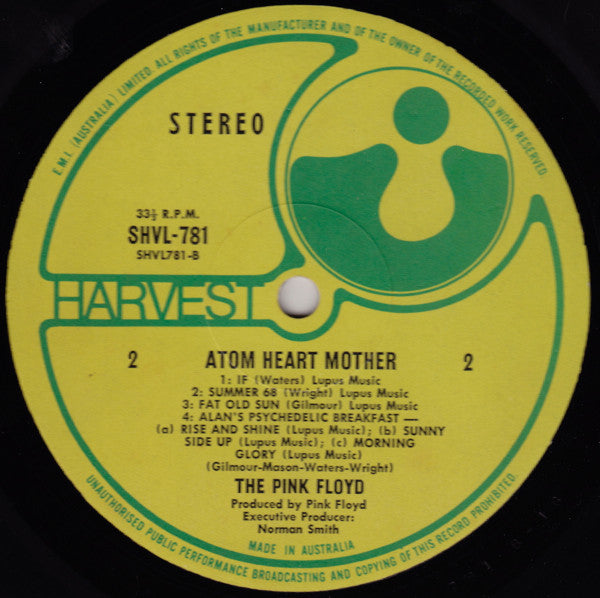 Pink Floyd – Atom Heart Mother LP vinyl record, image 4 of 4