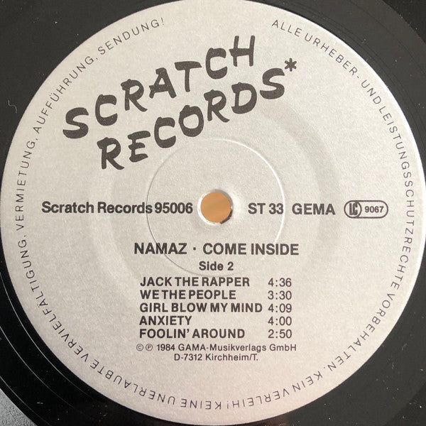 Namaz – Come Inside LP vinyl record, image 4 of 4