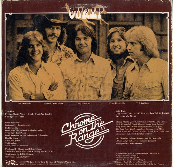 Ouray – Chrome On The Range LP vinyl record, image 2 of 4