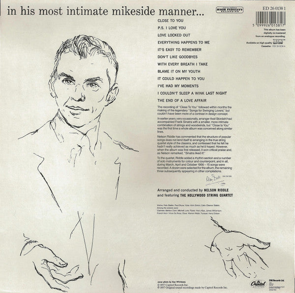 Frank Sinatra – Close To You LP vinyl record, image 2 of 4