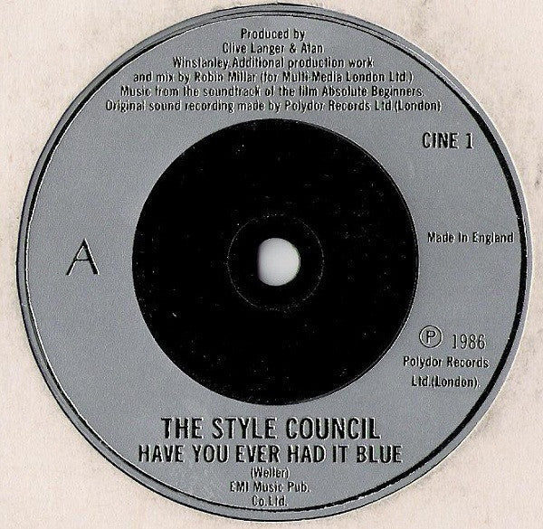 The Style Council – Have You Ever Had It Blue 7" vinyl record, image 3 of 8