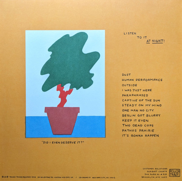 Parquet Courts – Human Performance LP vinyl record, image 2 of 8