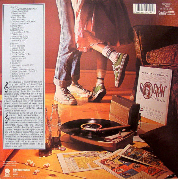 Wanda Jackson – Rockin' With Wanda LP vinyl record, image 2 of 4