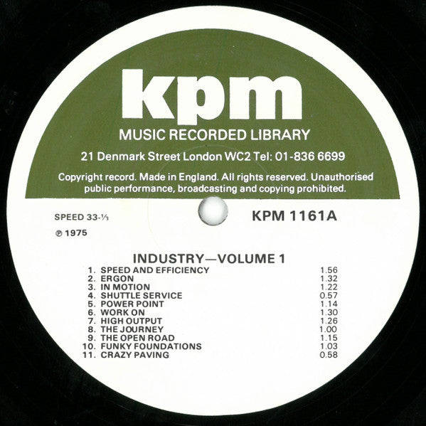 Various – Industry (Volume 1) LP vinyl record, image 3 of 4