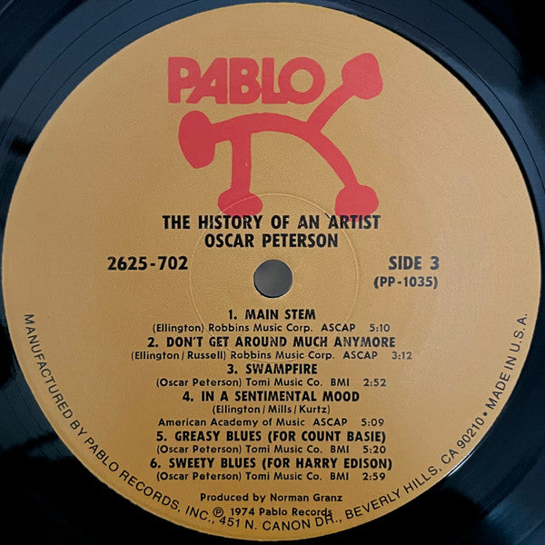 Oscar Peterson – The History Of An Artist (2xLP) LP vinyl record, image 7 of 8