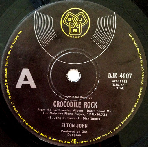 Elton John – Crocodile Rock