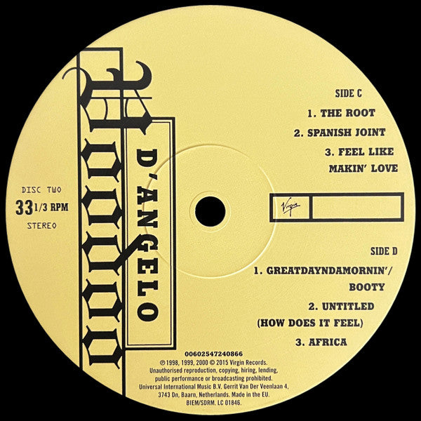 D'Angelo – Voodoo (2xLP) LP vinyl record, image 8 of 9
