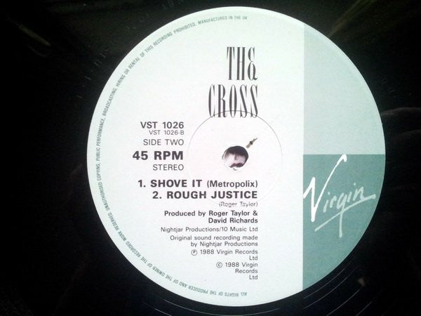The Cross – Shove It! 12" vinyl record, image 4 of 5