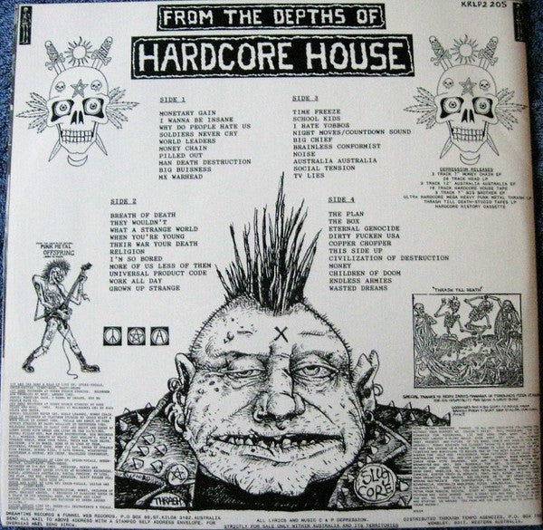Depression – Hard Core History 1982 - 1986 (2xLP) LP vinyl record, image 2 of 8