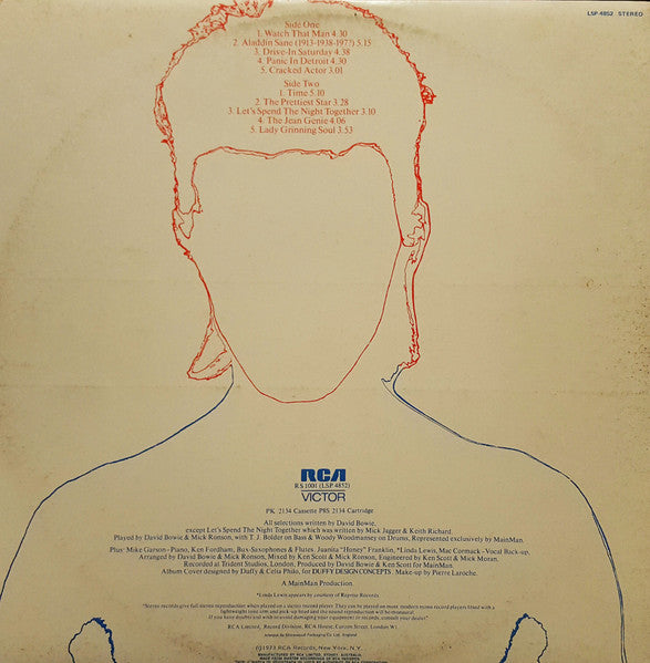 David Bowie – Aladdin Sane LP vinyl record, image 3 of 7